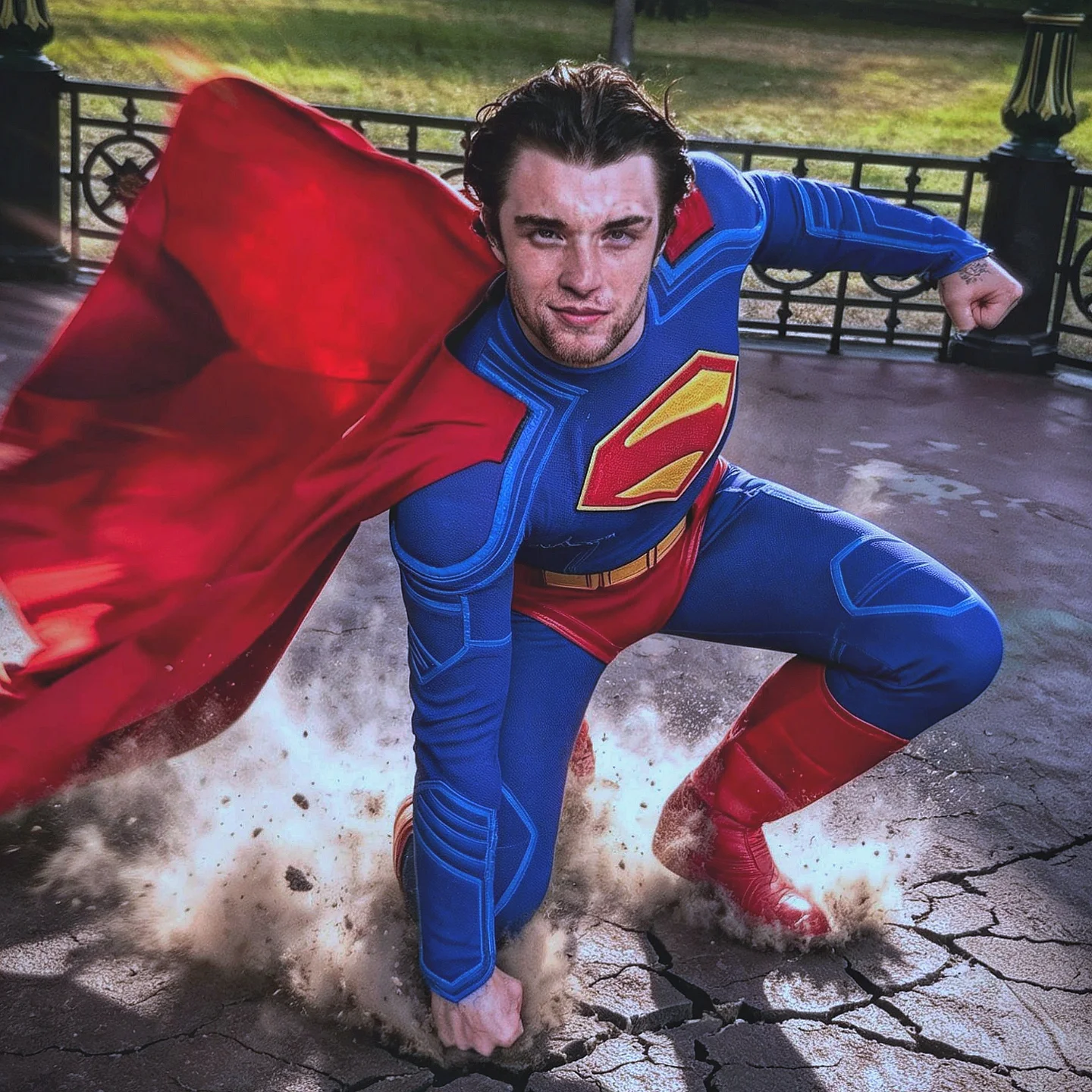 Superman cosplay photo