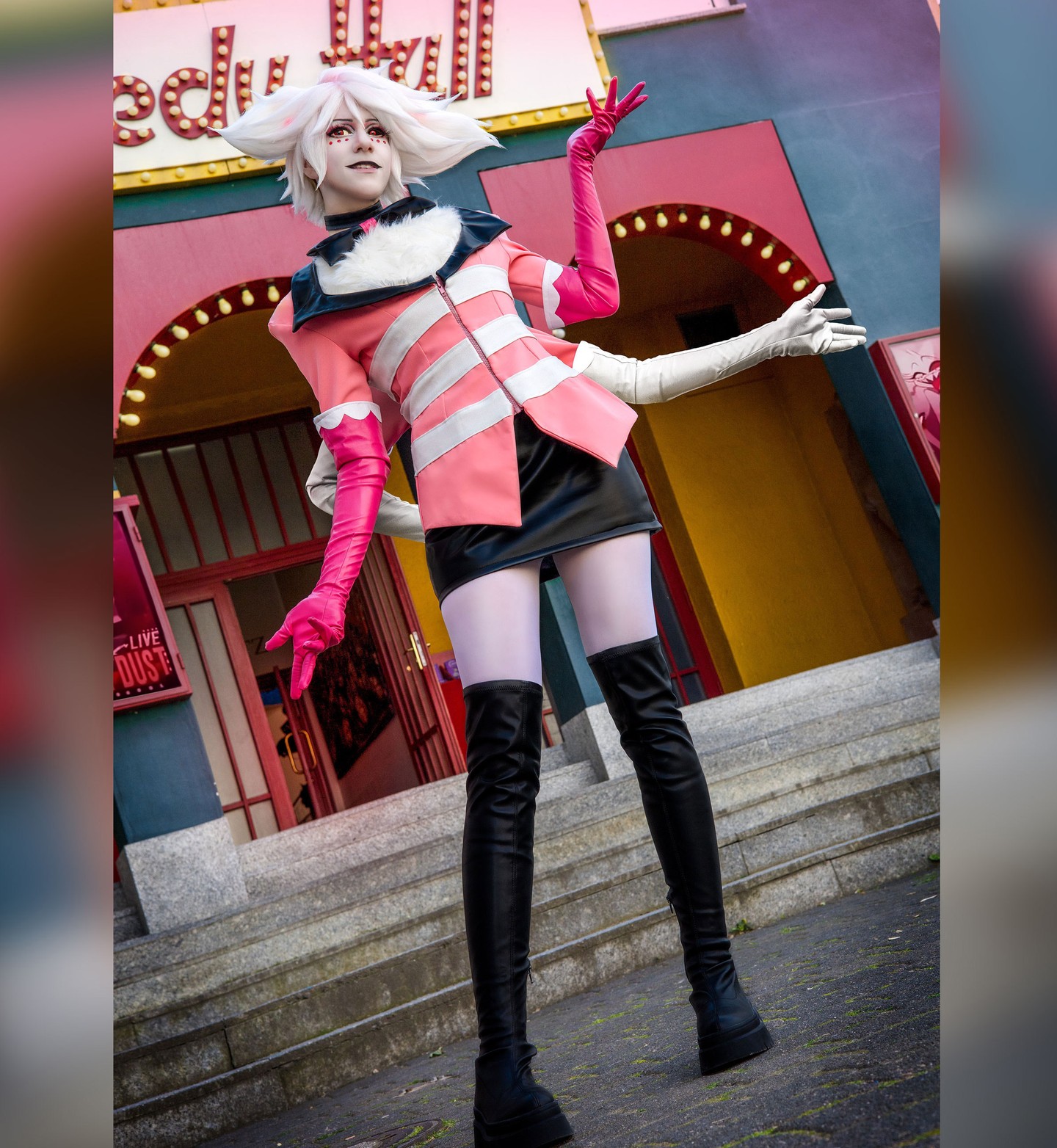 Angel Dust cosplay by @arminmin_cosplay