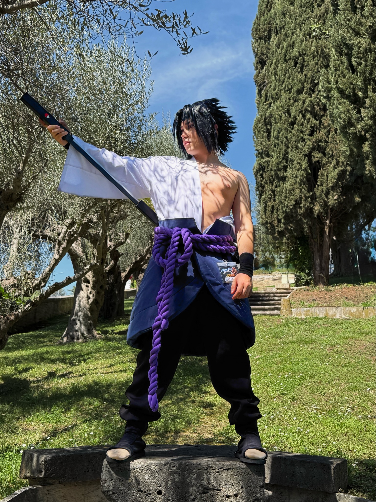 Sasuke Uchiha cosplay photo