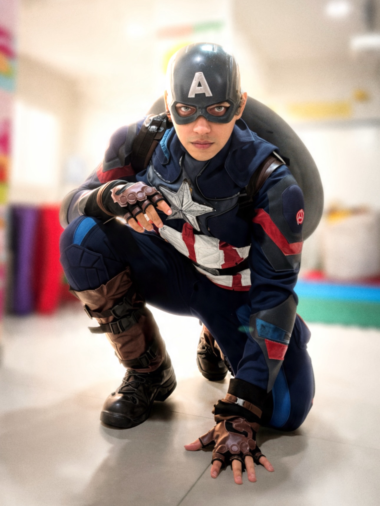 Captain America cosplay photo