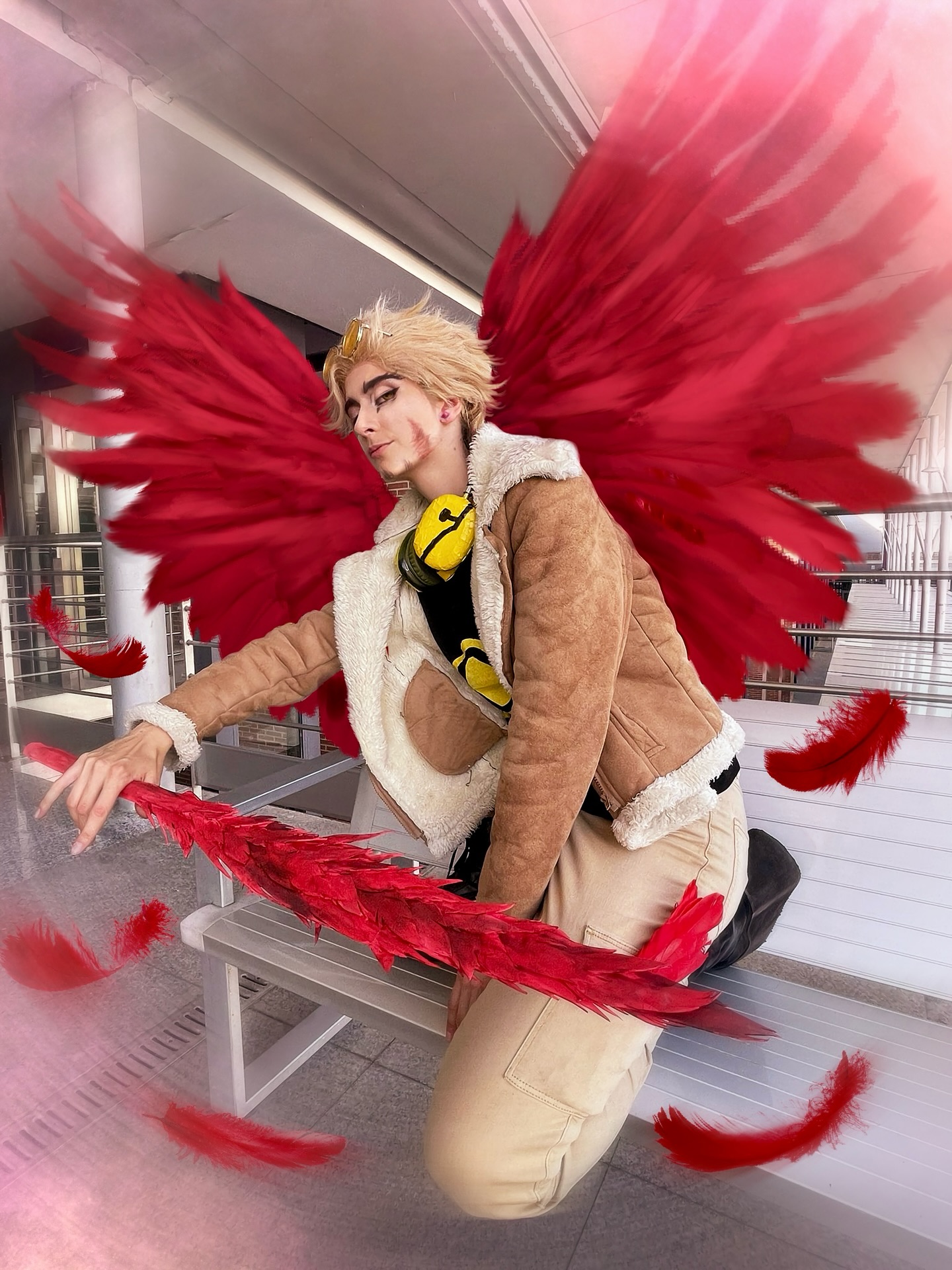 my-hero-academia-hawks cosplay contribution