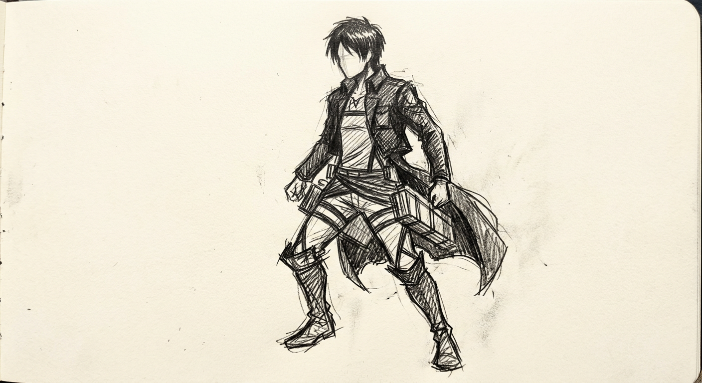 Eren Yeager sketch placeholder — sketch placeholder