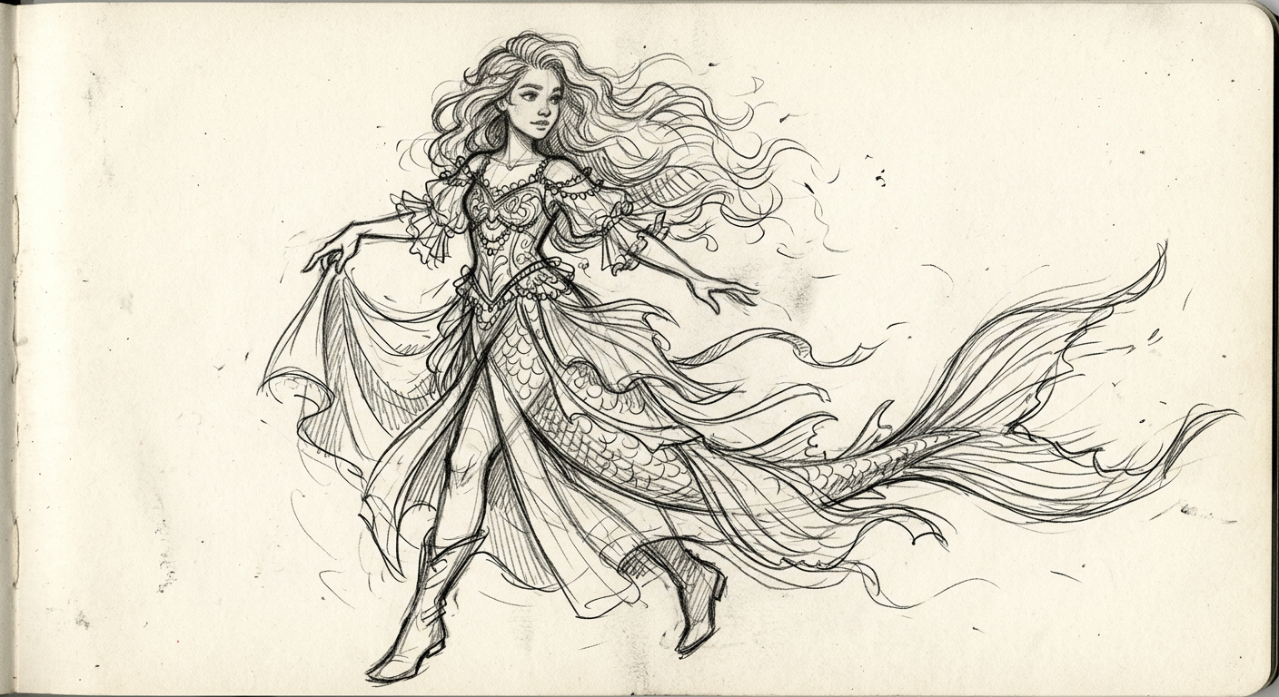 Ariel sketch placeholder — sketch placeholder