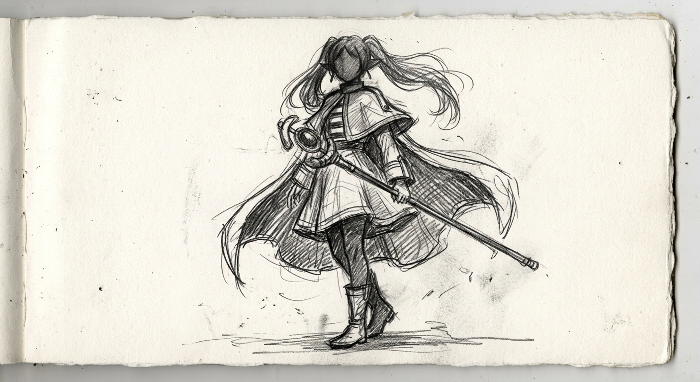 Frieren sketch placeholder — sketch placeholder