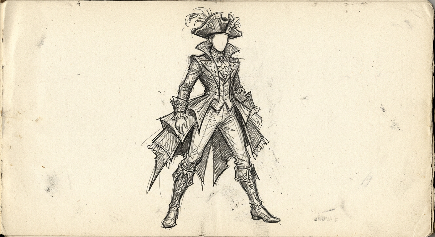 Arlecchino sketch placeholder — sketch placeholder