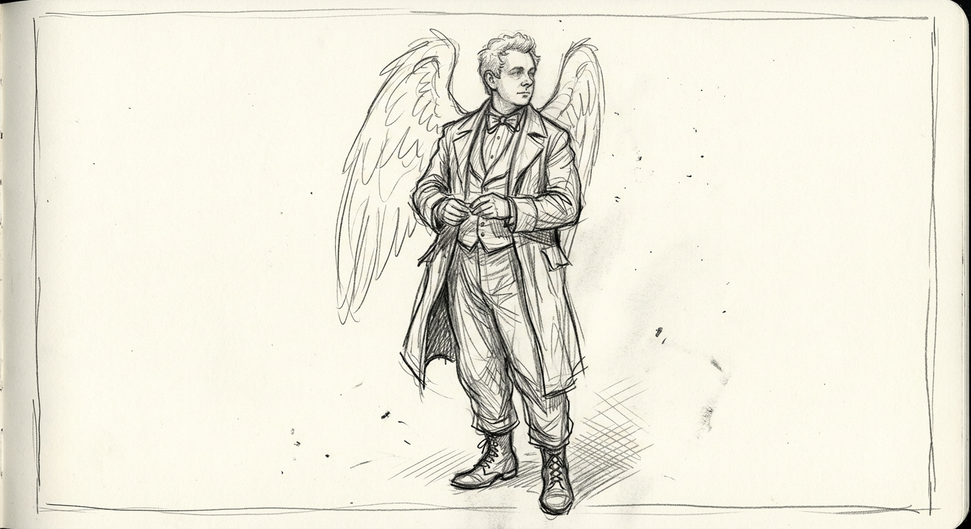 Aziraphale sketch placeholder — sketch placeholder