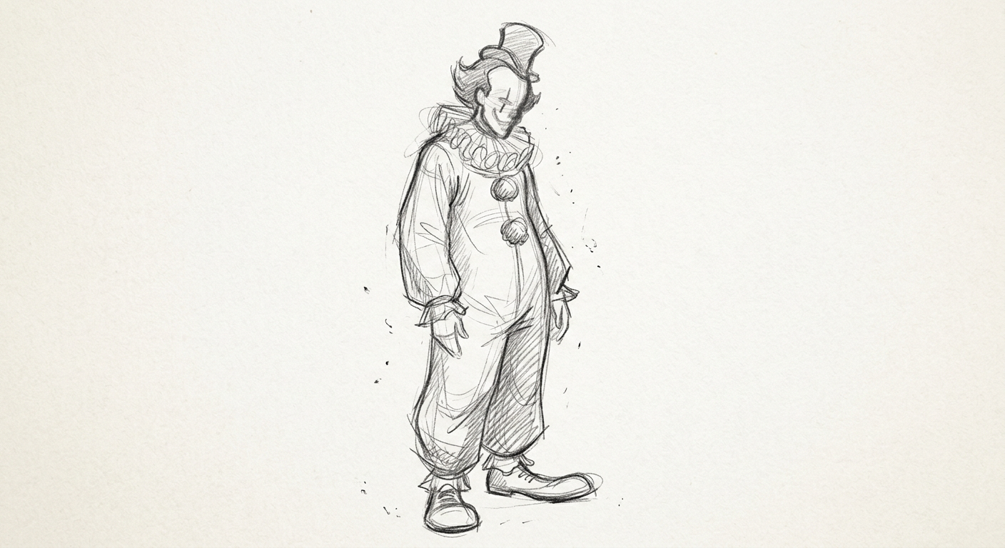 Art the Clown sketch placeholder — sketch placeholder