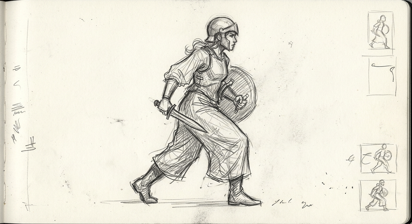 Annabeth Chase sketch placeholder — sketch placeholder