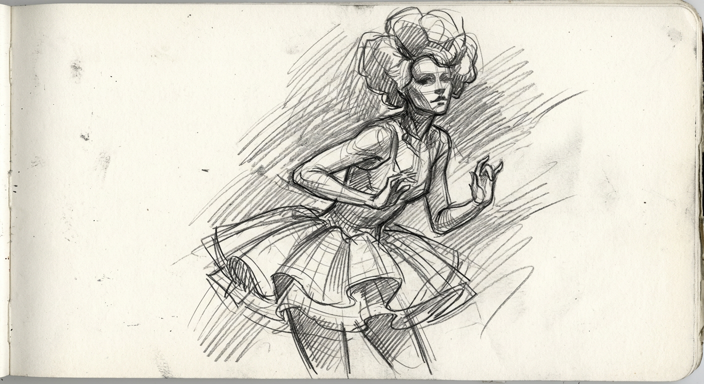 Effie Trinket sketch placeholder — sketch placeholder