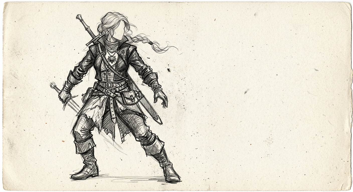 Ciri sketch placeholder — sketch placeholder