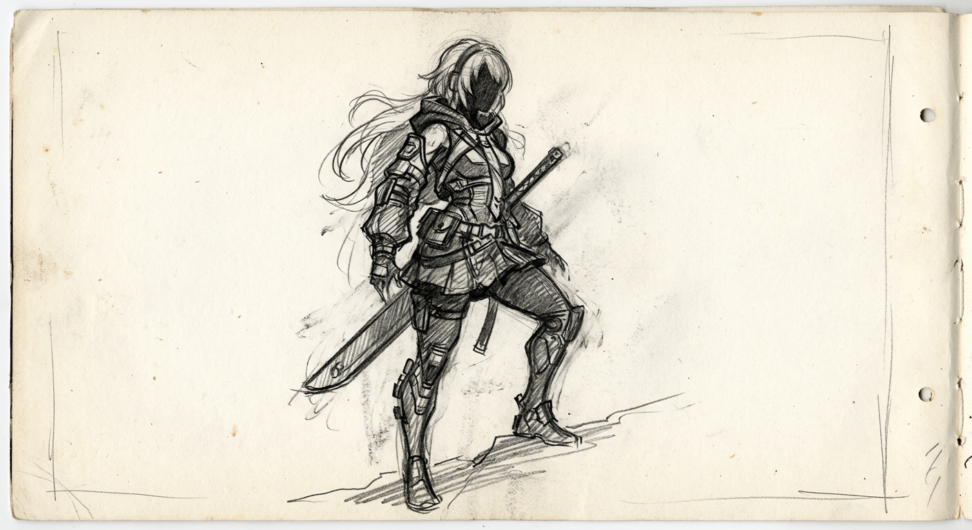 Anby Demara cosplay reference — sketch placeholder