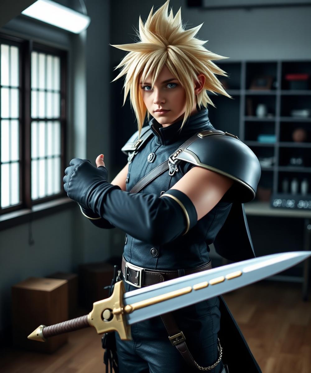 CLOUD STRIFE / SOLDIER 1ST cosplay reference